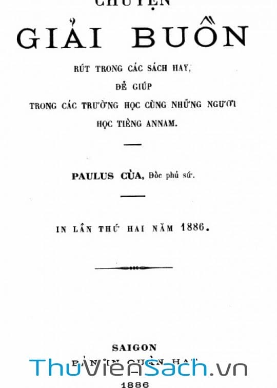 Chuyện Giải Buồn - Quyển 1