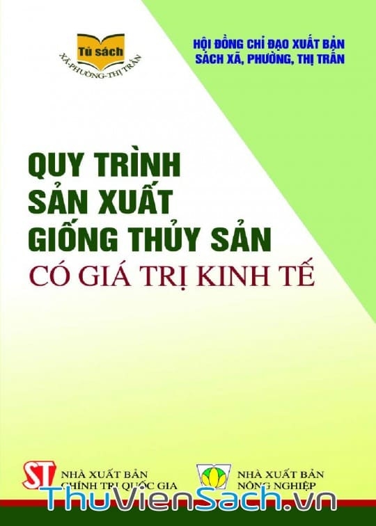Quy Trình Sản Xuất Giống Thủy Sản Có Giá Trị Kinh Tế