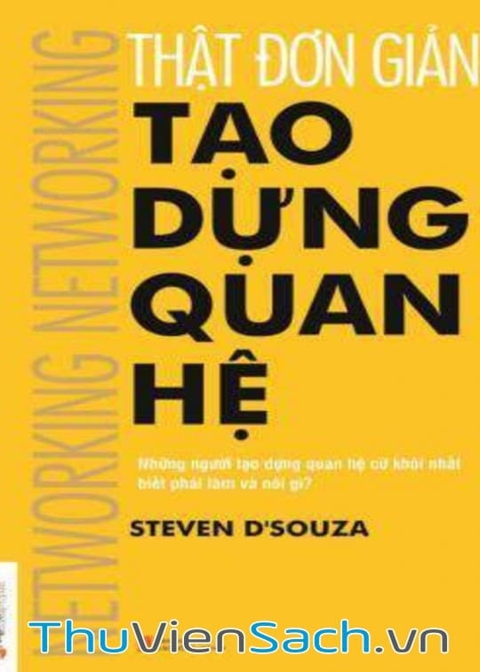 Thật Đơn Giản - Tạo Dựng Quan Hệ